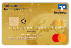 Kartenabbildung der BusinessCard Gold als Mastercard