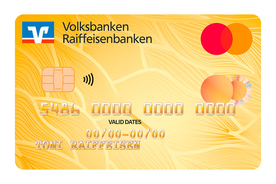 Kartenabbildung der Naturliebe GoldCard als Mastercard