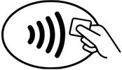 Kontaktlos-Symbol