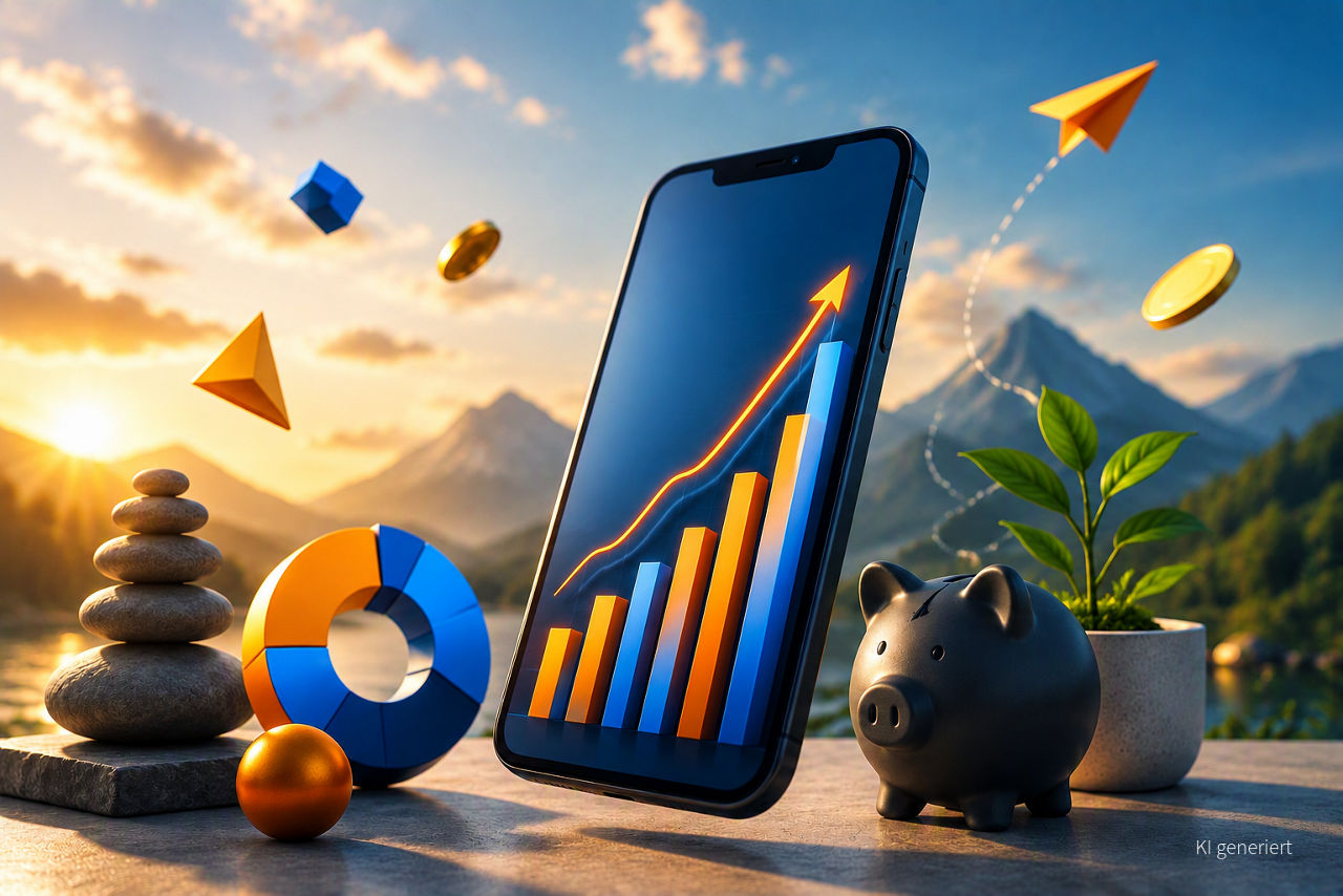 Symbol für Trading per Smartphone