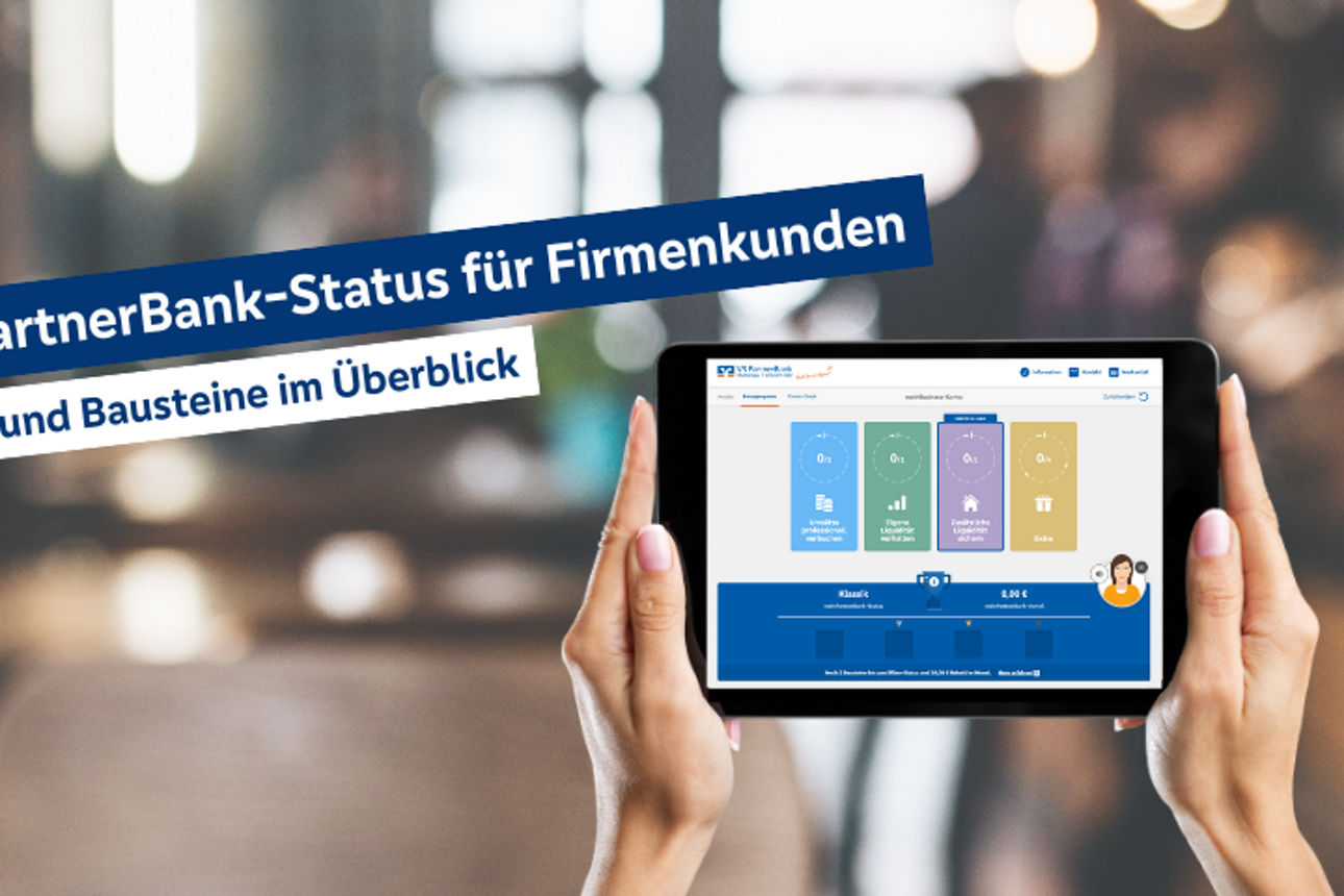meinPartnerBank-Status für Firmenkunden