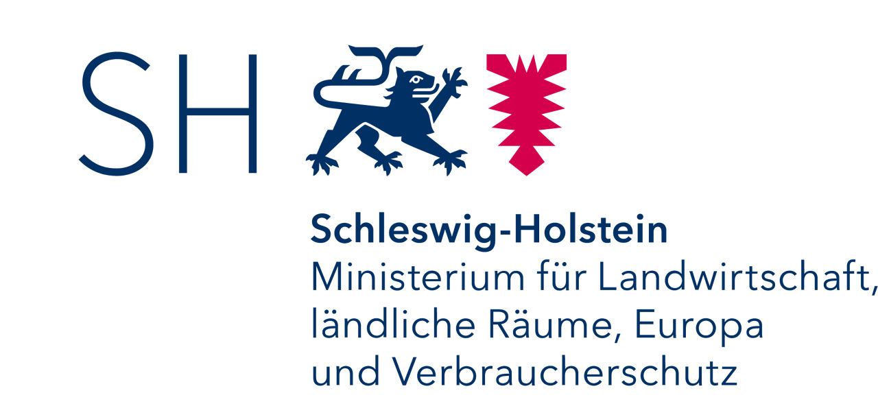 Logo des Ministeriums für Landwirtschaft, ländliche Räume, Europa und Verbraucherschutz in Schleswig-Holstein