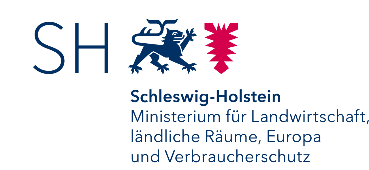 Logo des Ministeriums für Landwirtschaft, ländliche Räume, Europa und Verbraucherschutz in Schleswig-Holstein