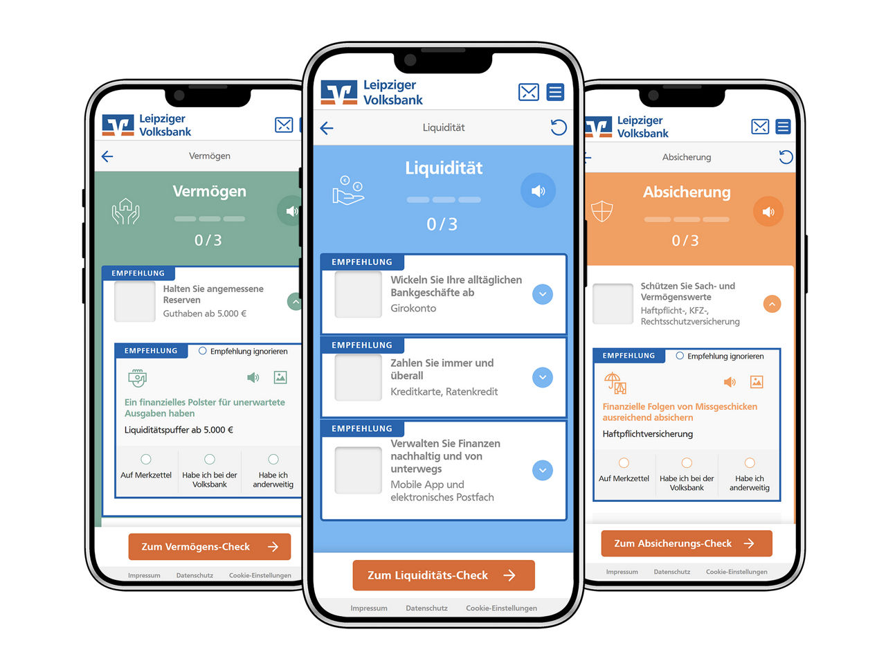 Hausbankmodell auf dem Smartphone