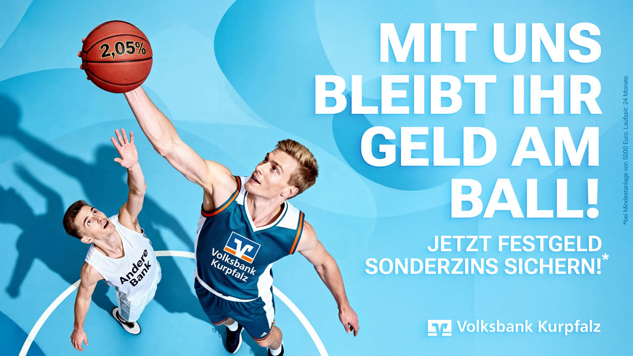 Baskettballer im Sprung