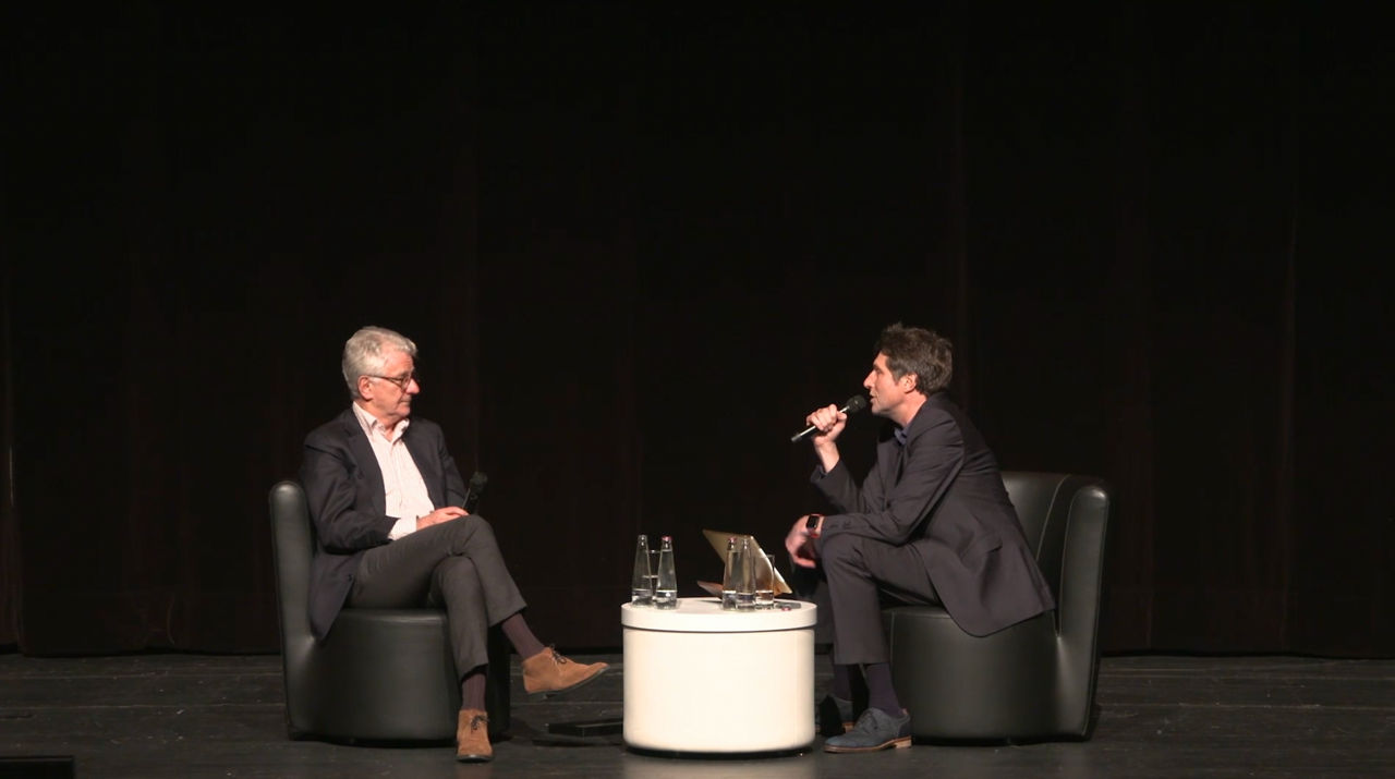 Marcel Reif in Gespräch mit Martin Klapheck