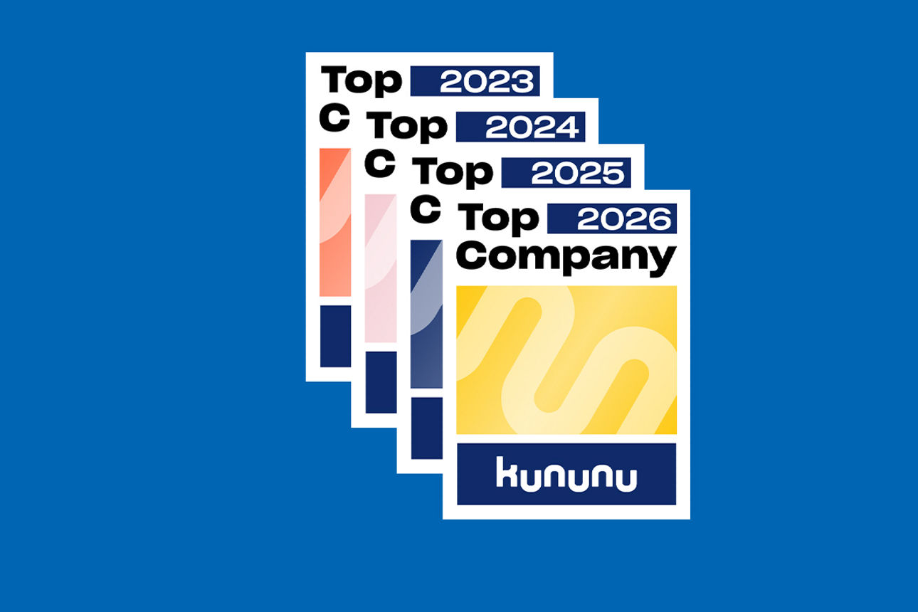 Drei Siegel auf blauem Grund