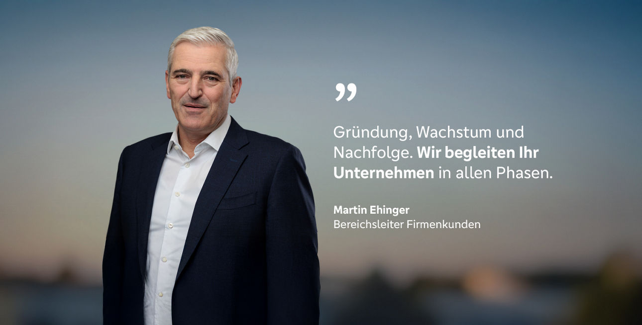 Bild von Martin Ehinger, Leiter Firmenkunden bei der Münchner Bank eG