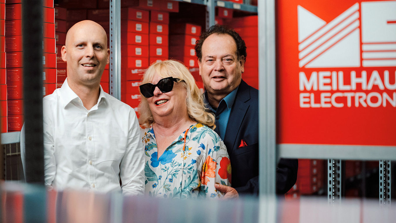 Stefan, Silvia und Albert Meilhaus (Meilhaus Electronic)