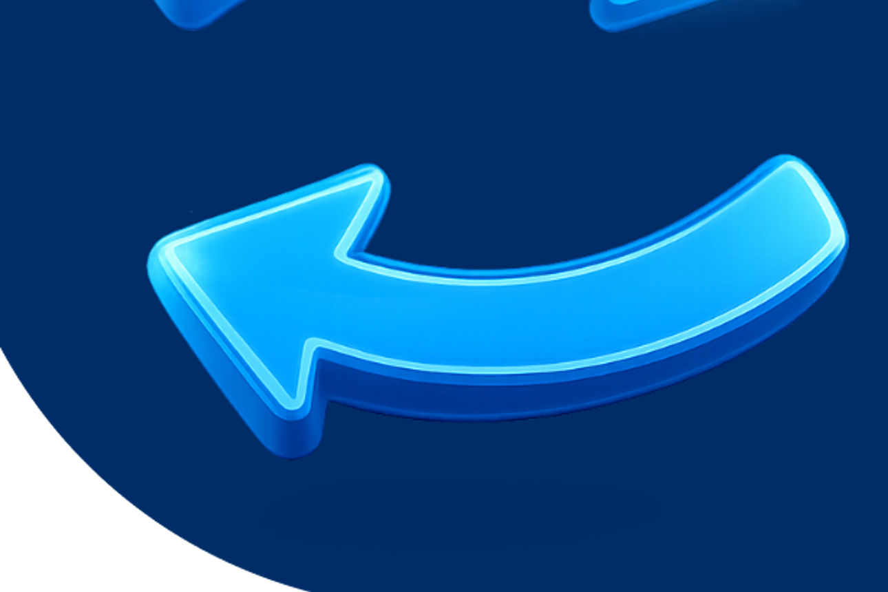 3D Visual von 2 Pfeilen