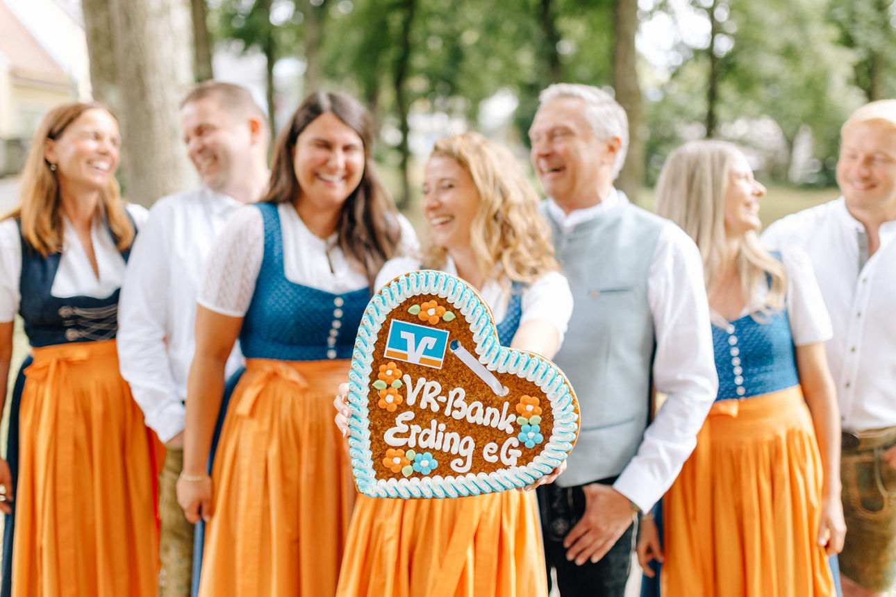 Team der VR-Bank Erding eG