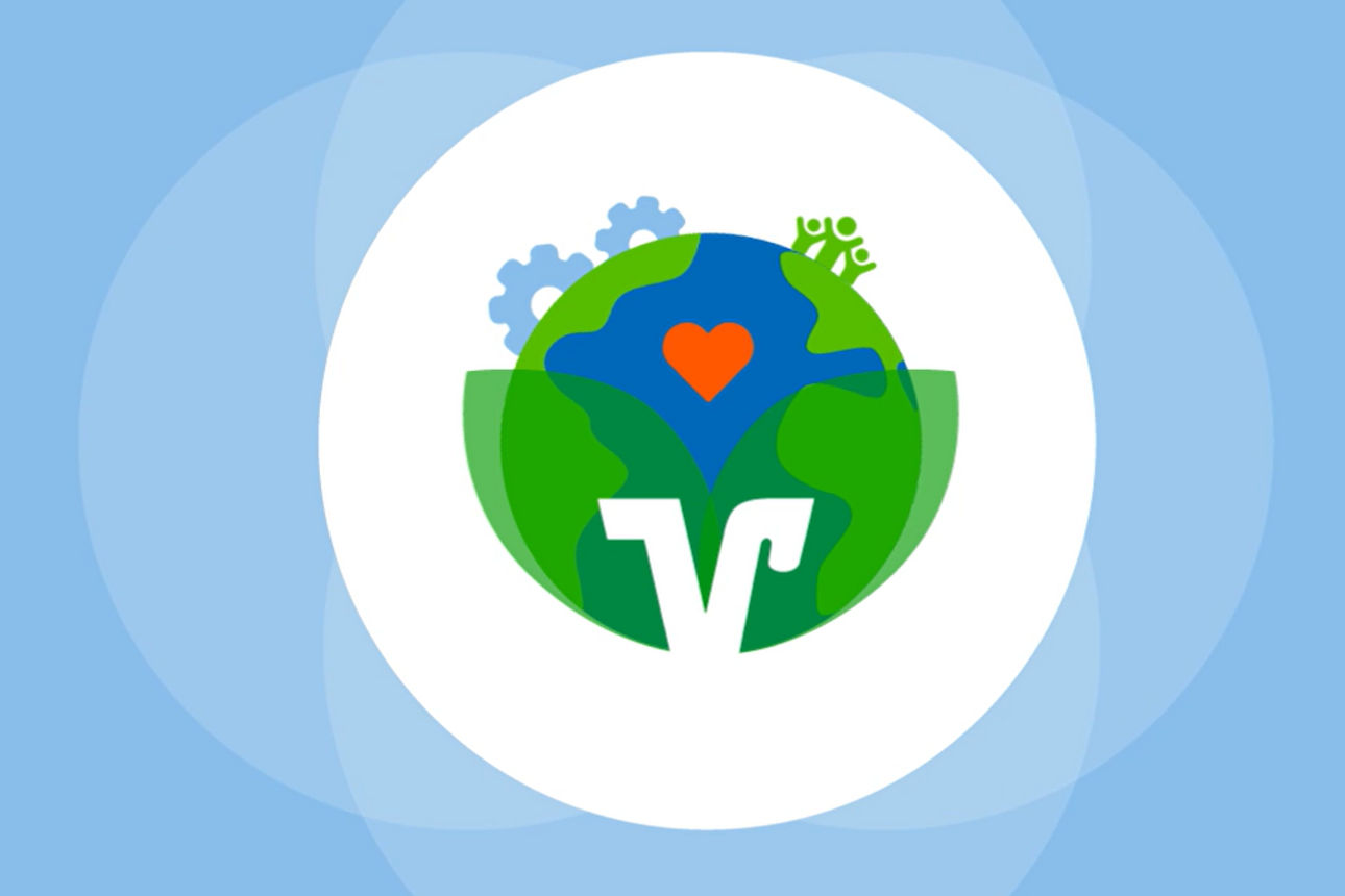 Volkbank Logo im nachhaltigen Stil