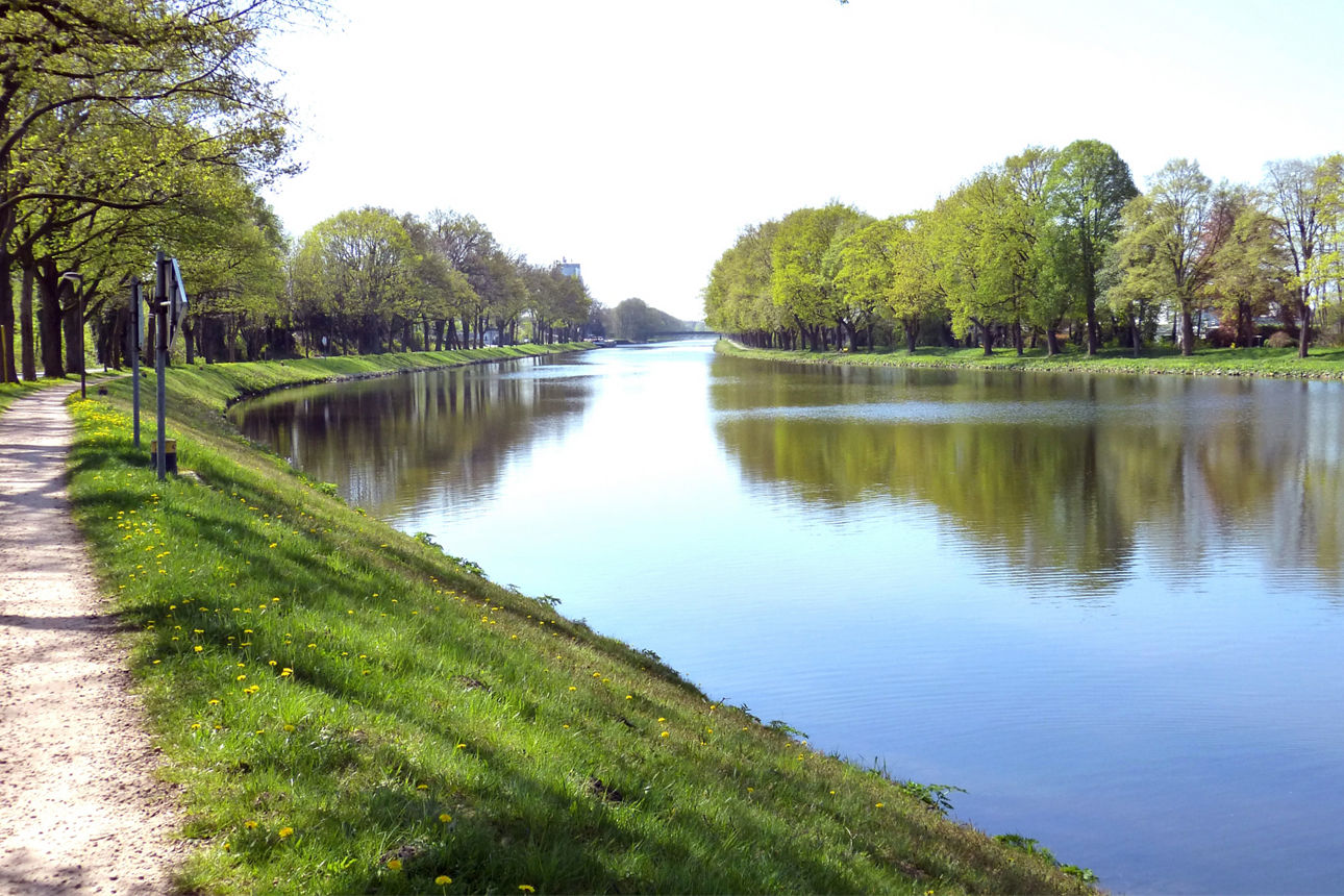 Landschaft in Lingen am Dortmund-Ems-Kanal