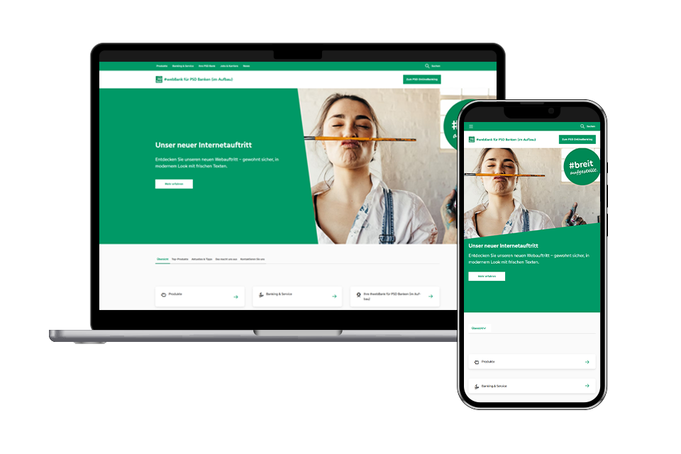 Kundenmagazin Vorschau eines Artikels darin