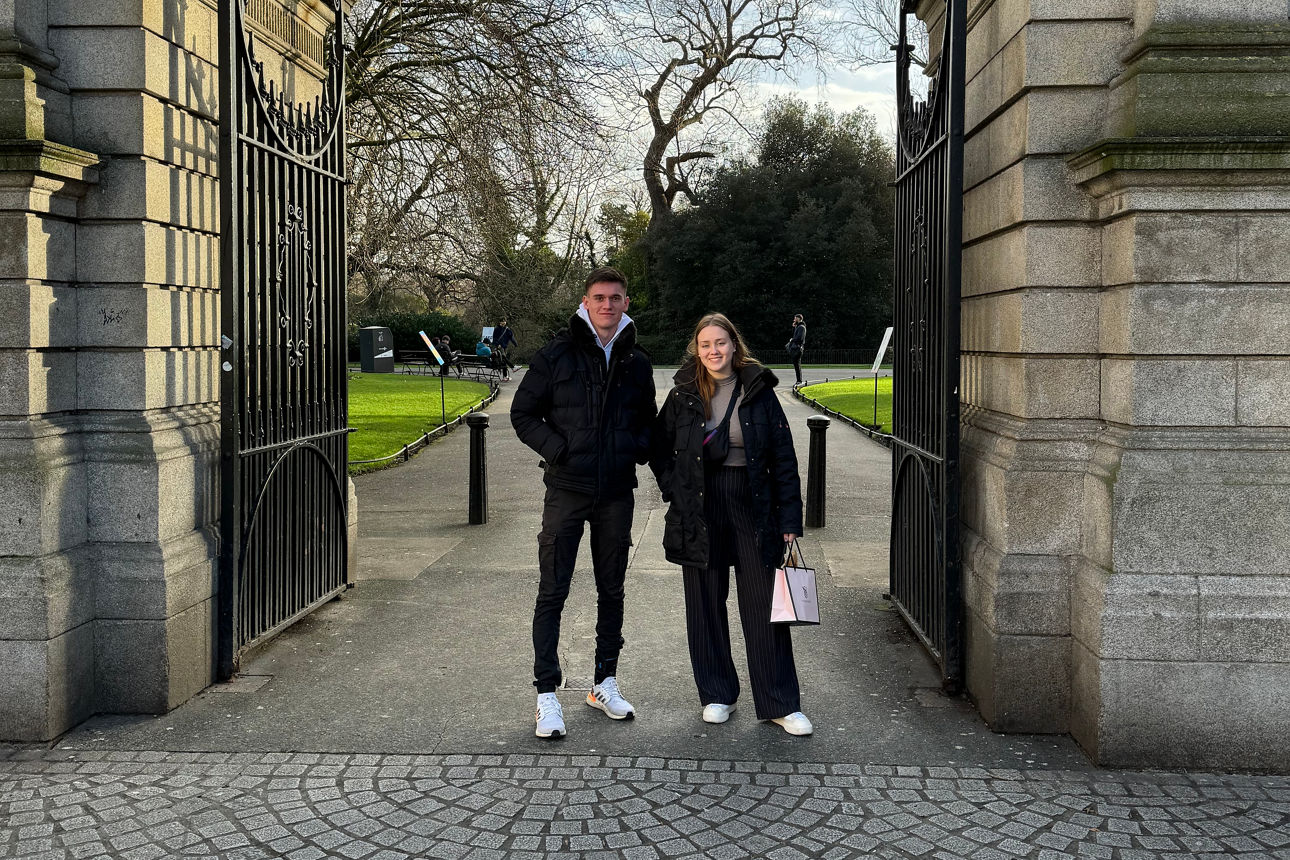 Sinah und Ole in Dublin