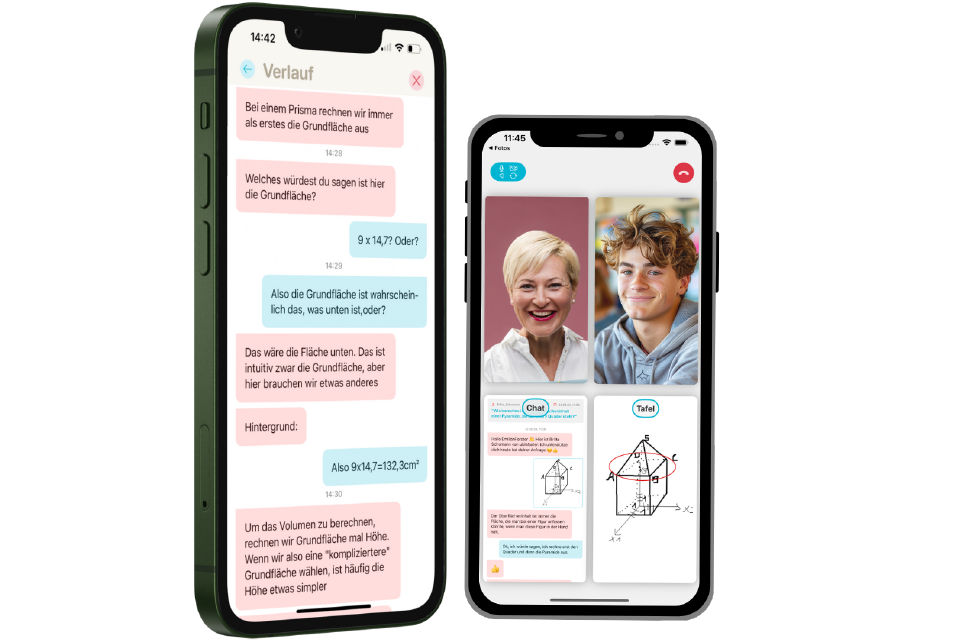Ansicht der ubiMaster-App auf einem Smartphone