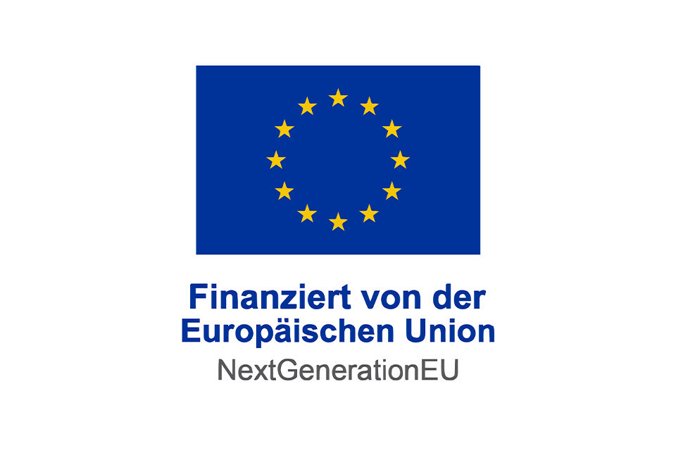 Siegel: ubiMaster wird von NextGenerationEU der Europäischen Union gefördert.