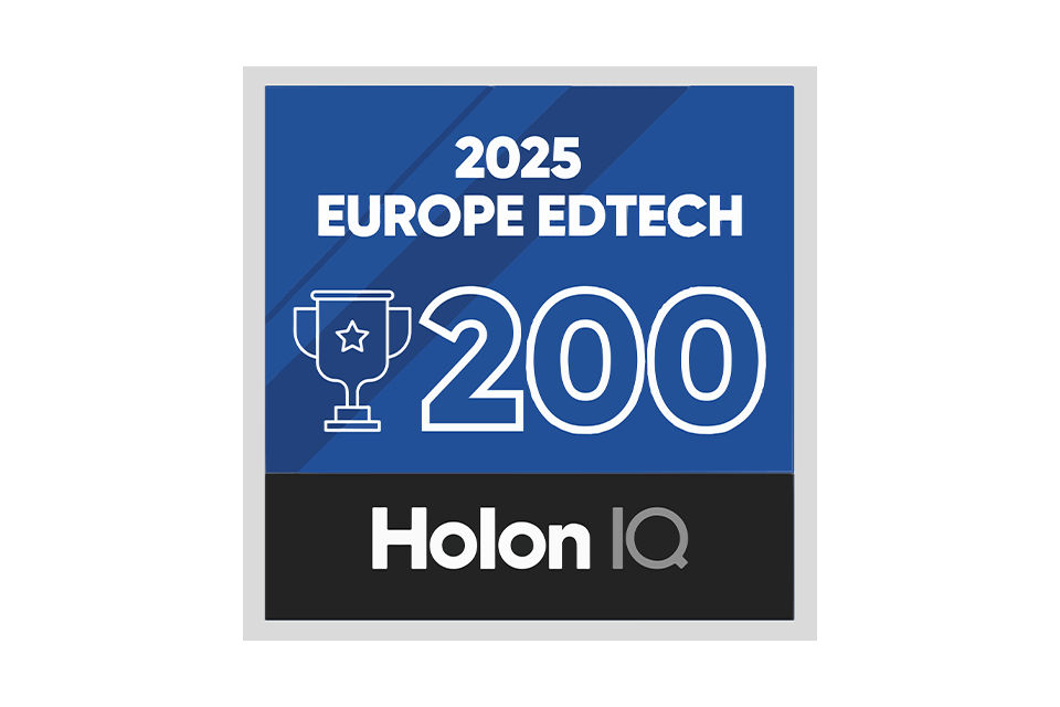 Siegel: ubiMaster ist Teil der Europe EdTech 200 2025.