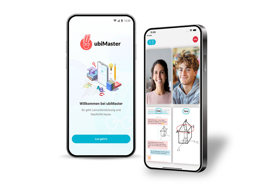 Ansicht der ubiMaster-App auf einem Smartphone