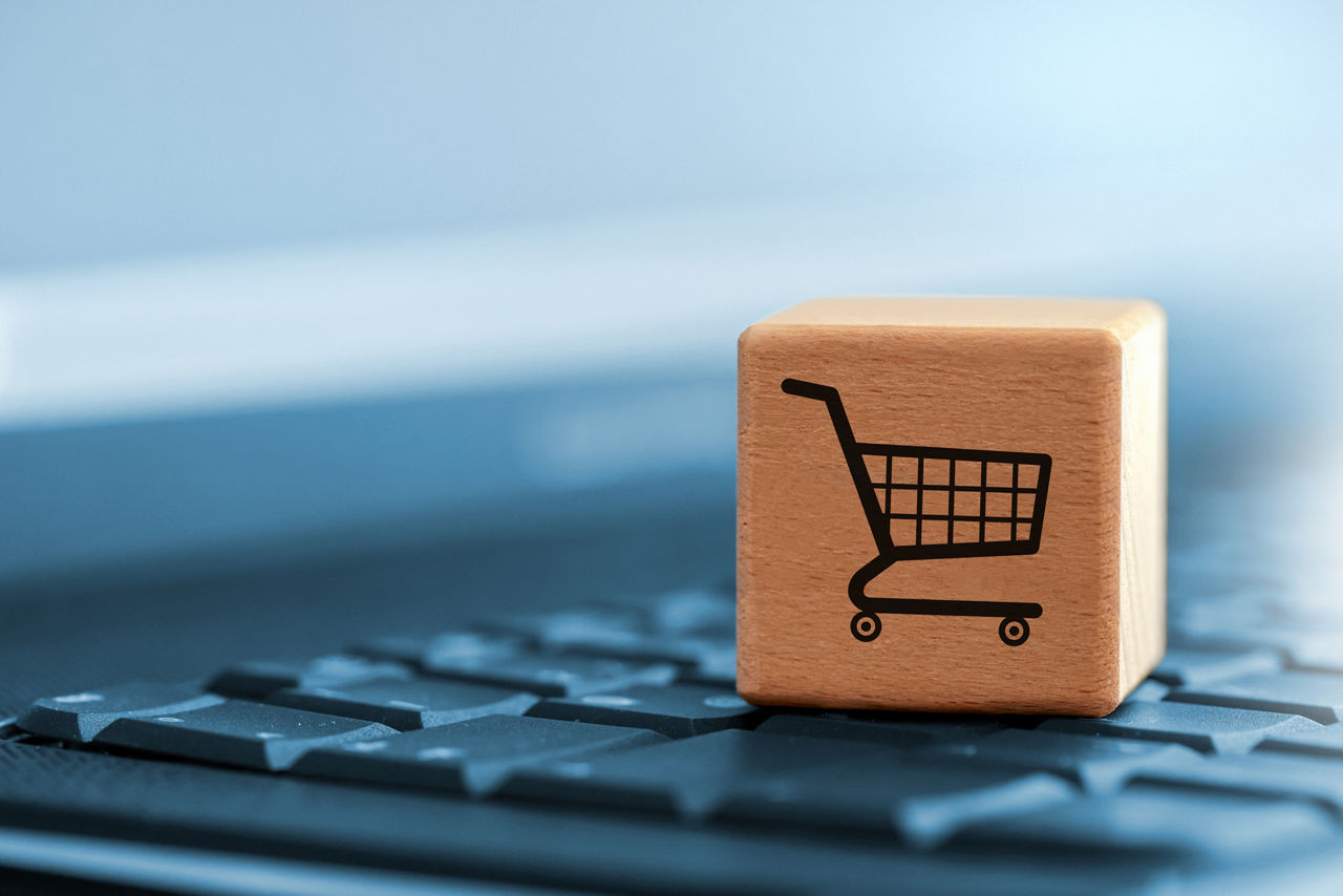 Online Shopping Konzept