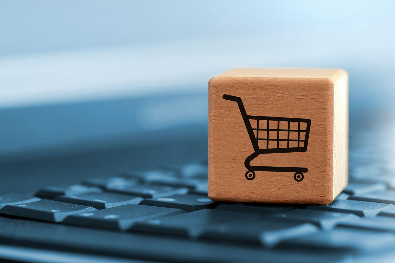 Online Shopping Konzept