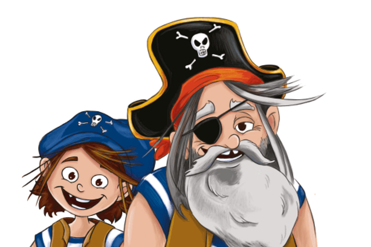 Zahnpirat Paul und ein alter Pirat