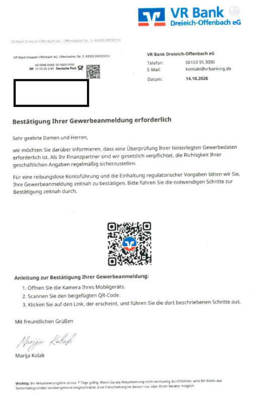Illustration: Ein Polizist und ein Mann mit einem Koffer mit Bundesadler