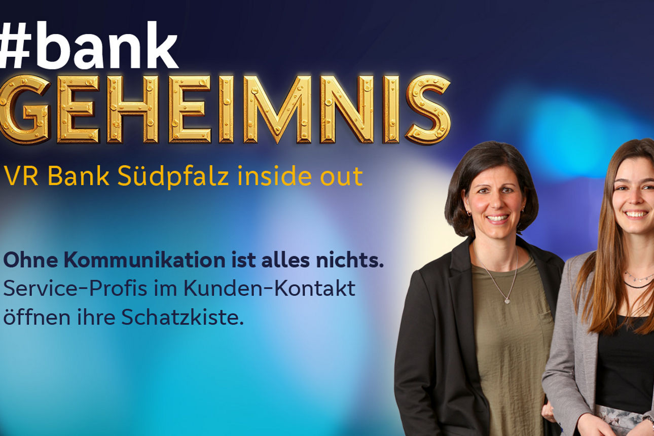 Das Motiv zu unserer Podcastfolge 7 zeigt Tina Schneider und Sonja Schmith zum Thema "Ohne Kommunikation ist alles nichts"