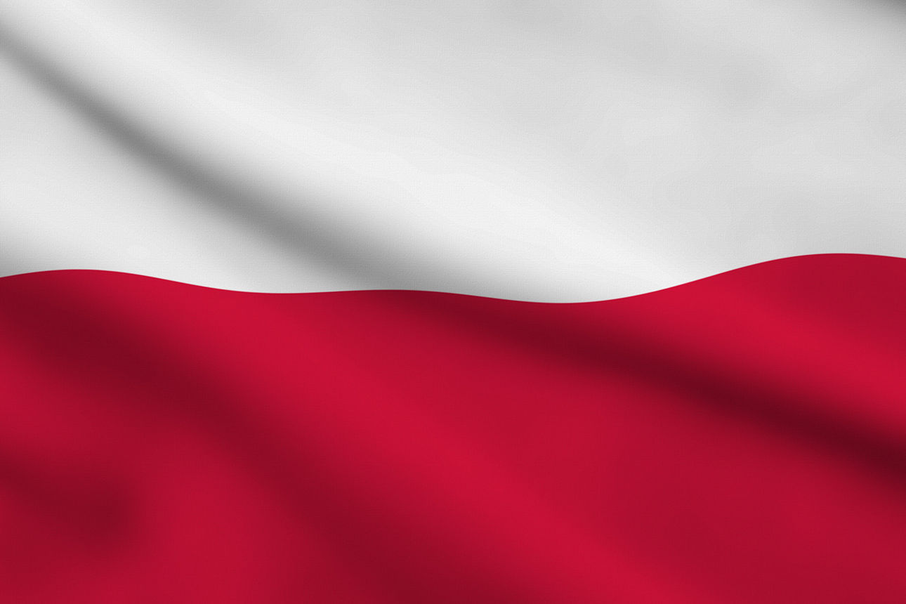 Polnische Flagge