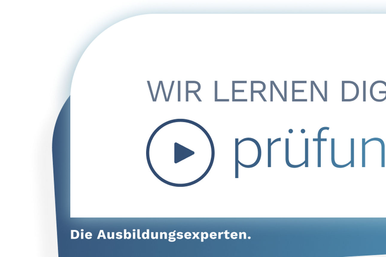 Logo des Lernportals prüfungs.tv