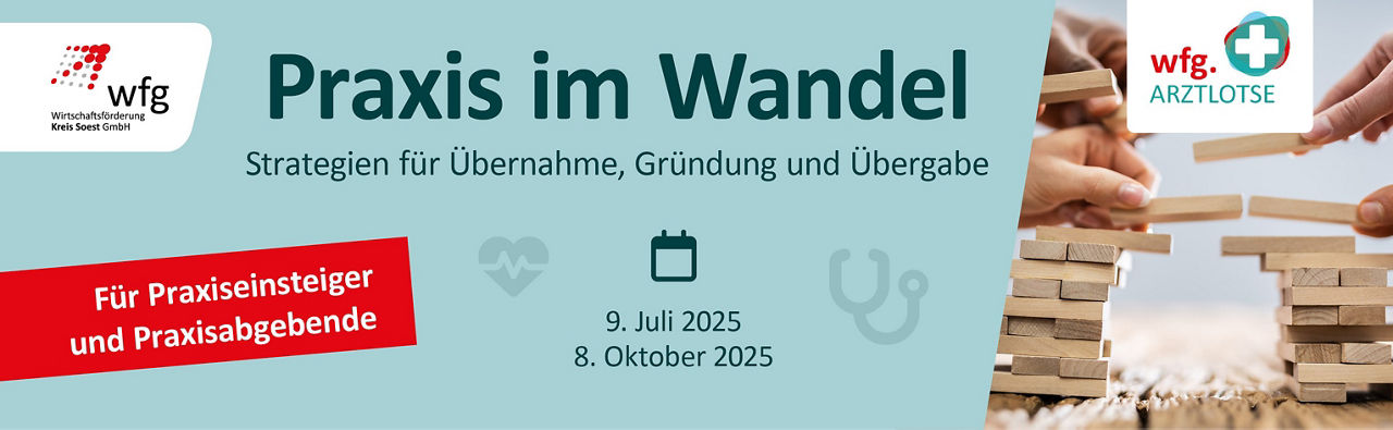 Flyer von "Praxis im Wandel"