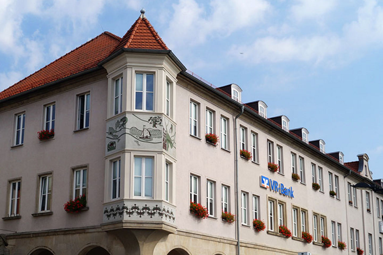 Bild vom Gebäude der Hauptstelle VR-Bank Uckermark-Randow eG Prenzlau