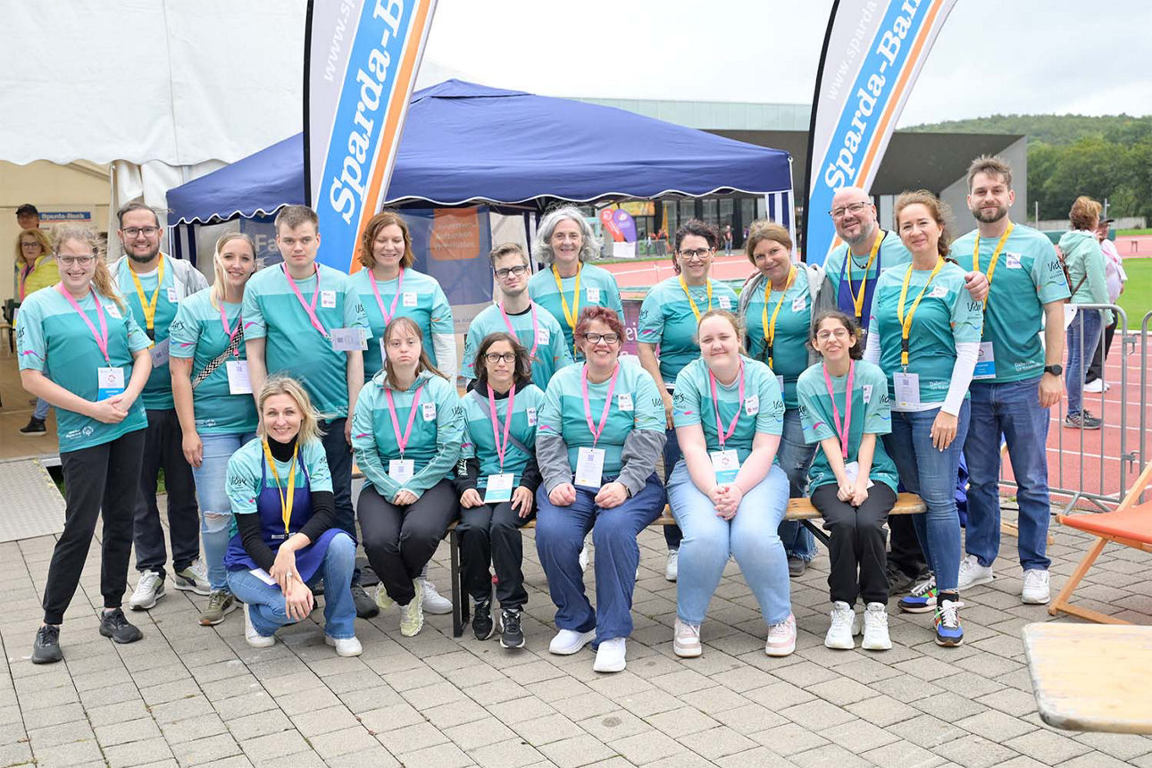 Teilnehmer der Special Olympics Landesspiele 