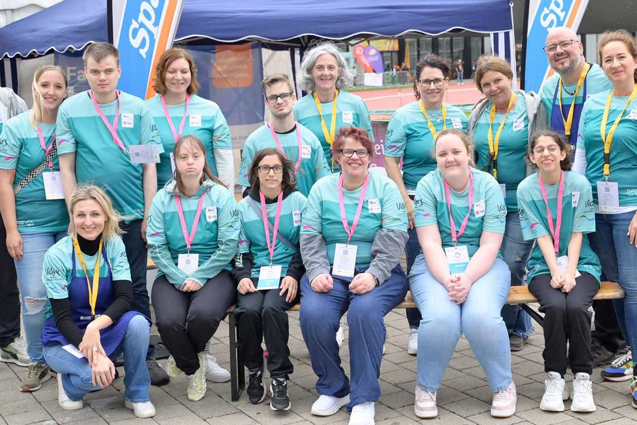 Teilnehmer der Special Olympics Landesspiele 