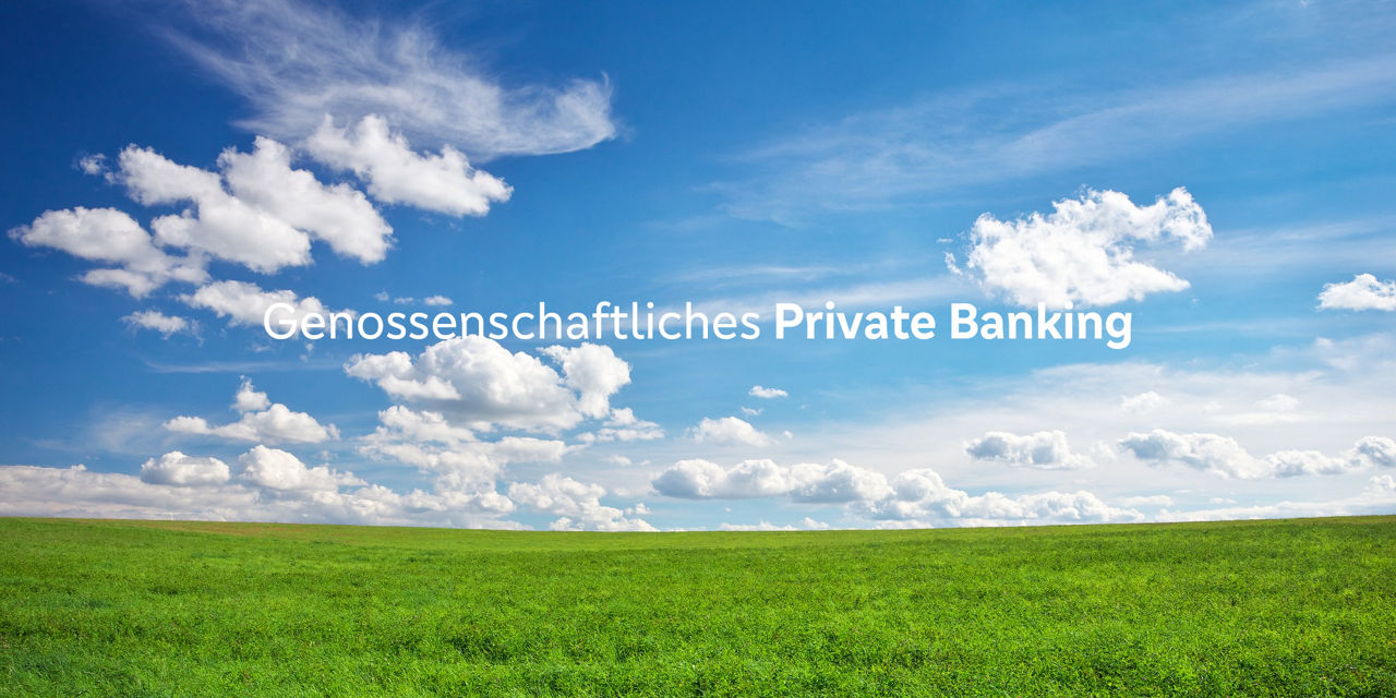 Weite mit Wolken
