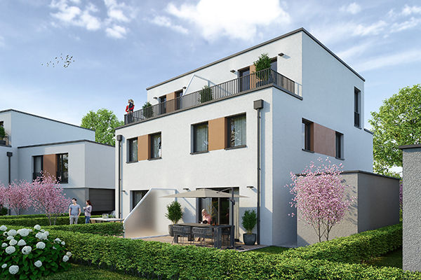 Moderne Wohngebäude