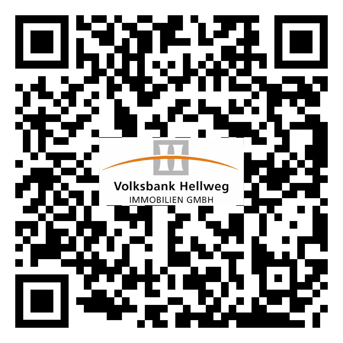 QR Code, der zur Immobilienseite führt