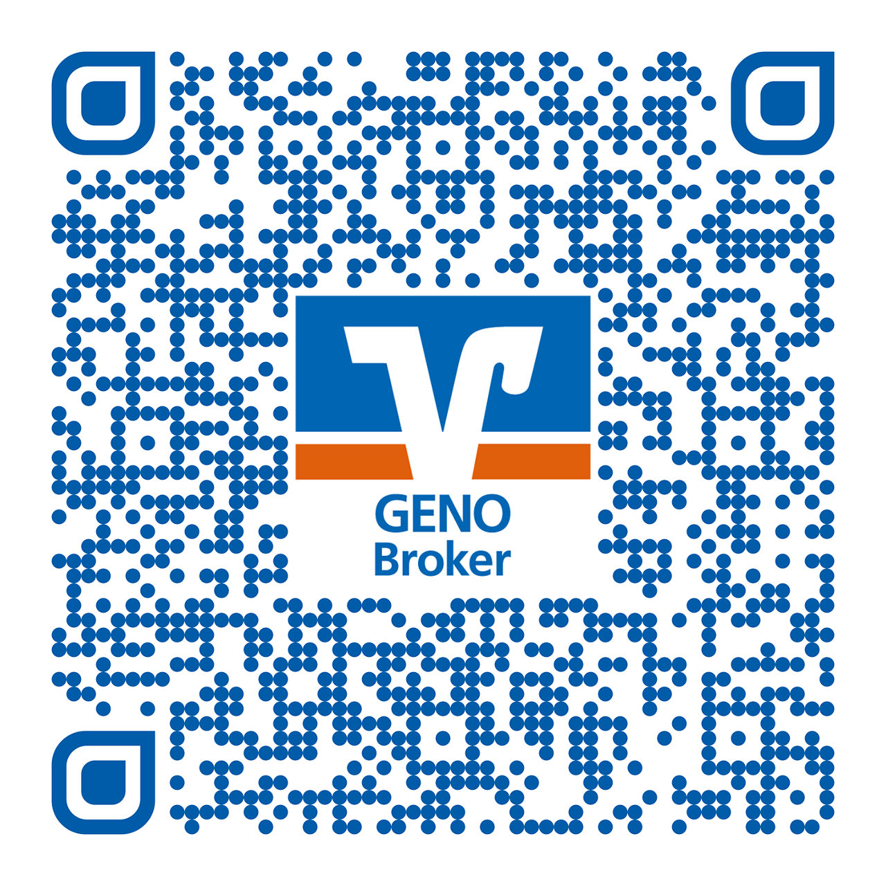 QR-Code zum Download der GENO Broker App für Android