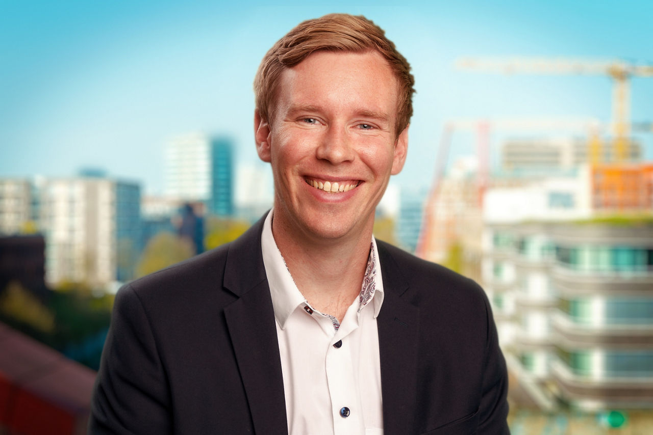 Michael, Ansprechpartner für Fragen rund um Geldanlage und meinDepot bei der Hamburger Volksbank.