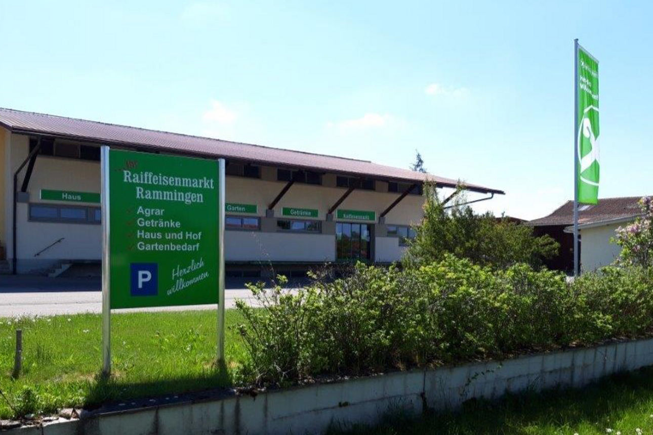 Außenansicht Raiffeisen-Ware Schwaben Allgäu GmbH