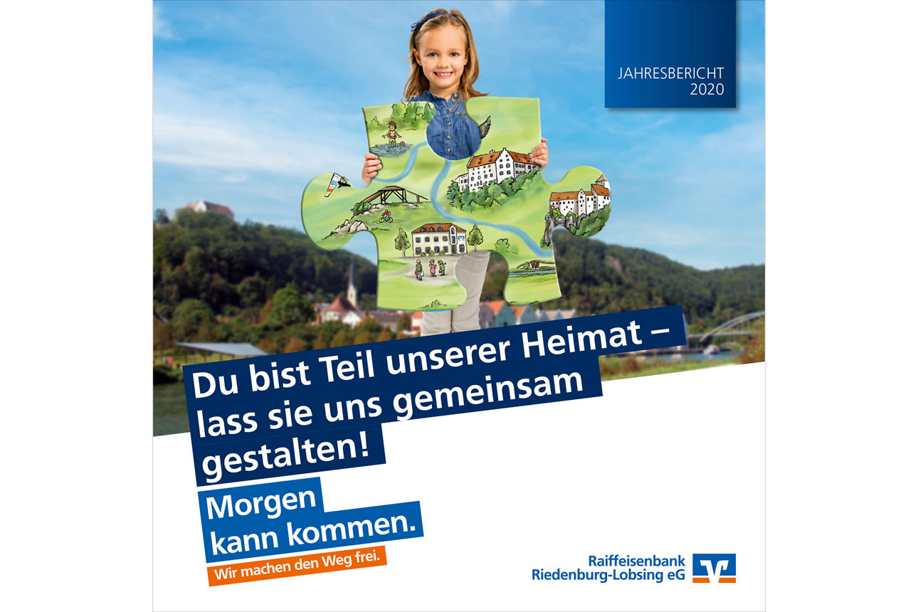 Titelbild des Jahresberichtes 2020 der Raiffeisenbank Riedenburg-Lobsing Titelbild des Jahresberichtes 2020 der Raiffeisenbank Riedenburg-Lobsing