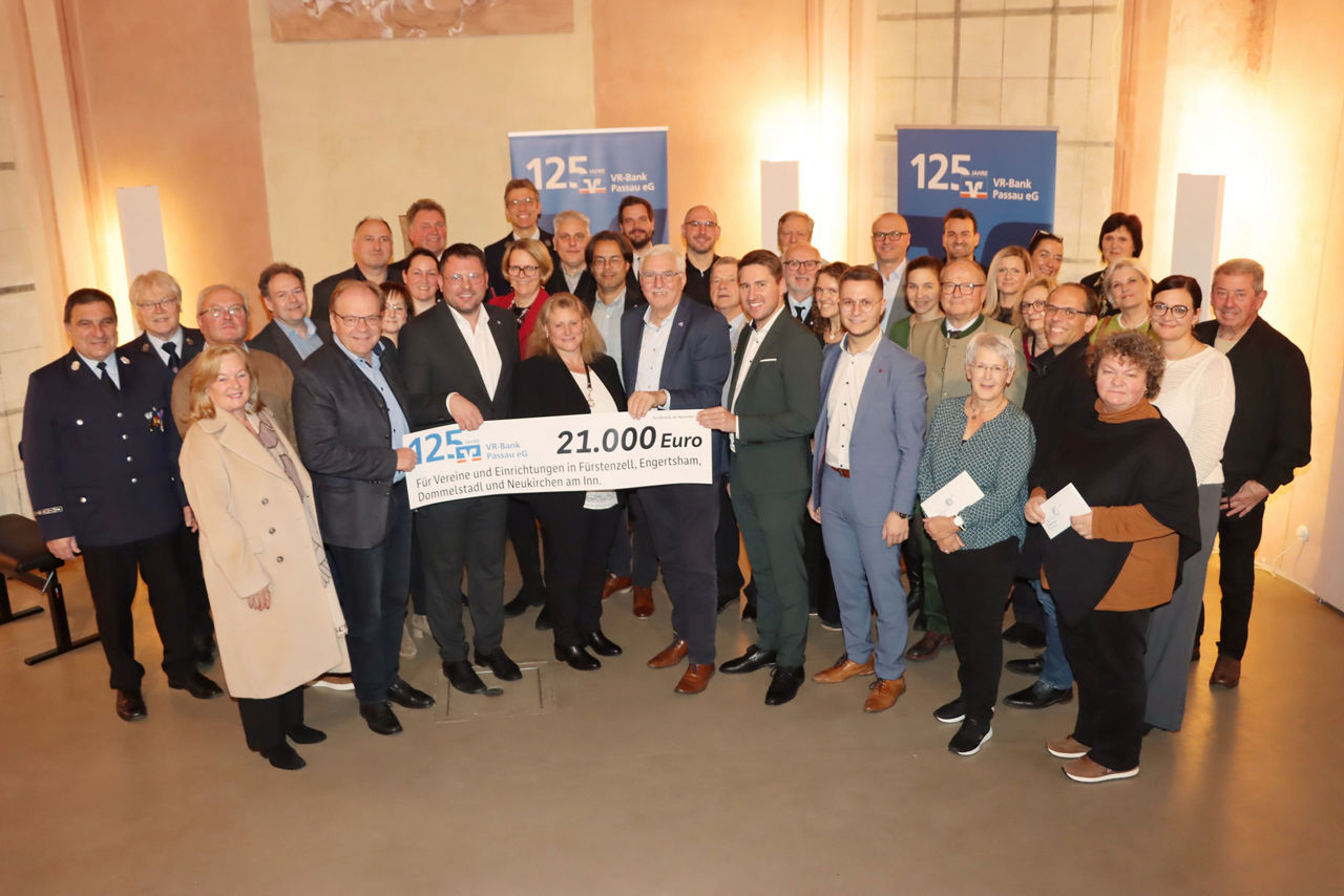 Spendenübergabe Fürstenzell