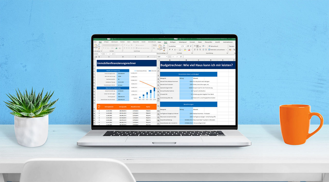 Baufinanzierung berechnen Excel