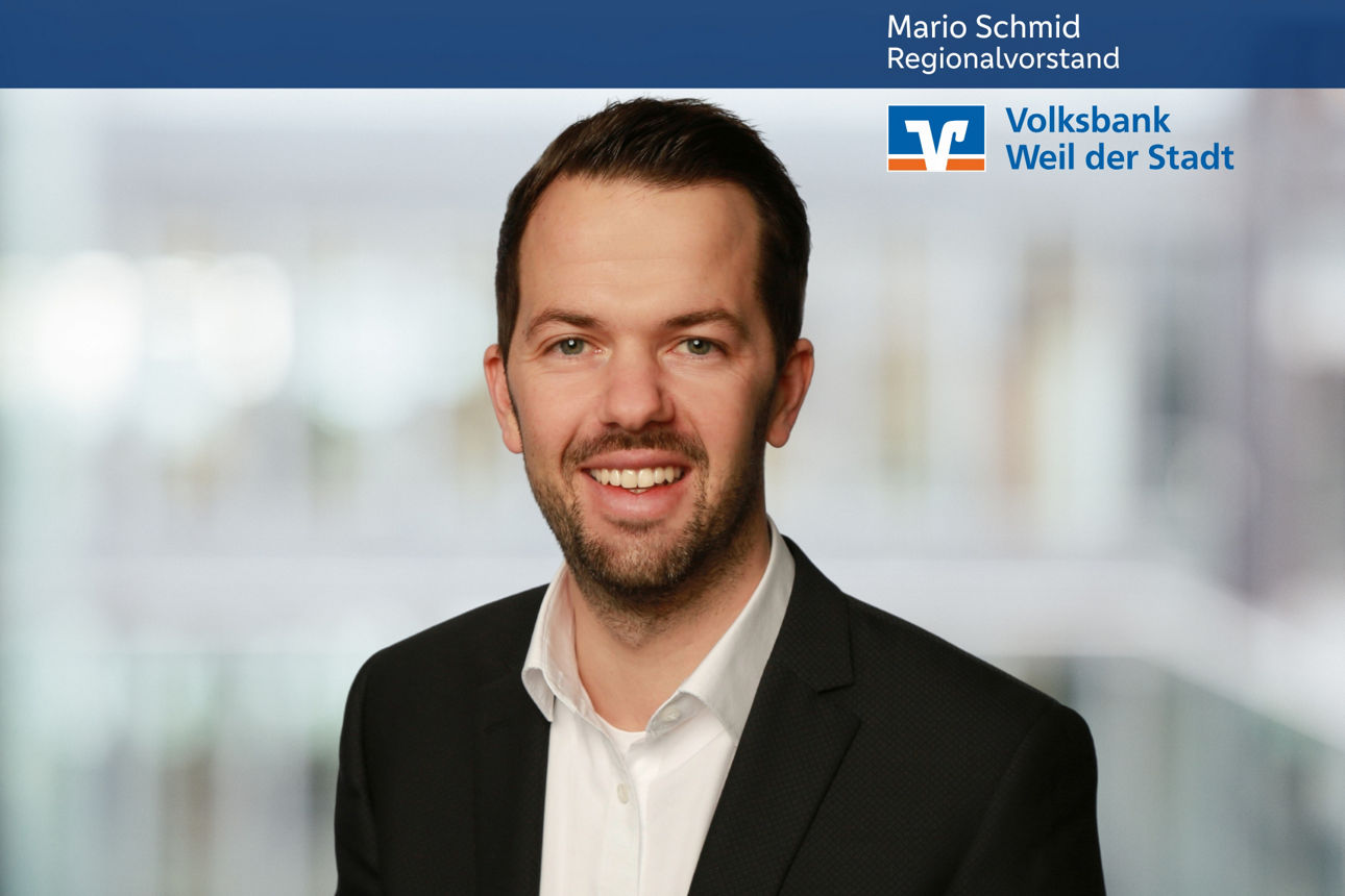 Mario Schmid, Regionalvorstand Volksbank Weil der Stadt