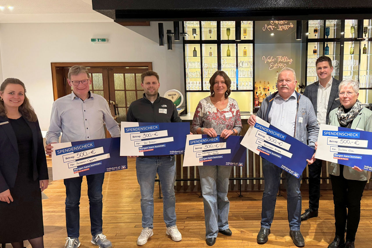 Gruppenfoto der Teilnehmer Zusatzverlosung