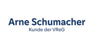Logo Arne Schumacher - Kunde der VReG