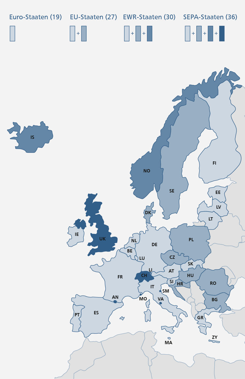 SPEA - 36 Länder Karte