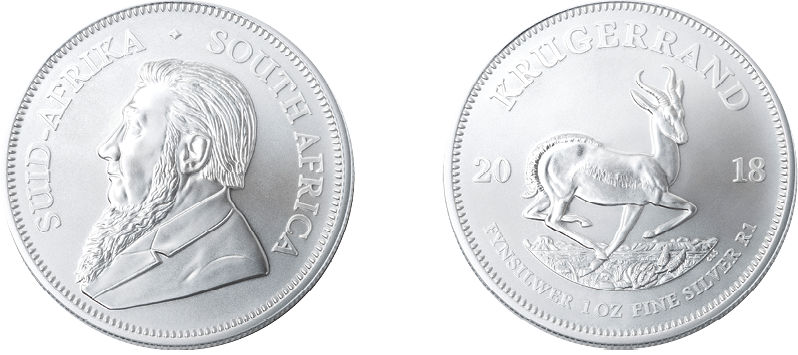 1 Unze Silber Krügerrand 31,10 g