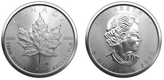 Silbermünze Maple Leaf