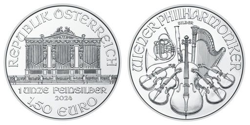 Silbermünze Wiener Philharmoniker